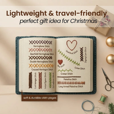 Embroidery stitch book
